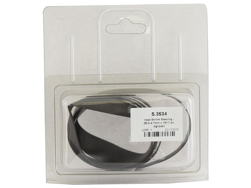 Tubo Termo Retractil 9.5- 4.7mm x 1M (S.3534)