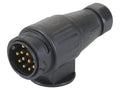 Ficha 13 ligações - Macho Com Screw Connectors Plástico (S.35503)