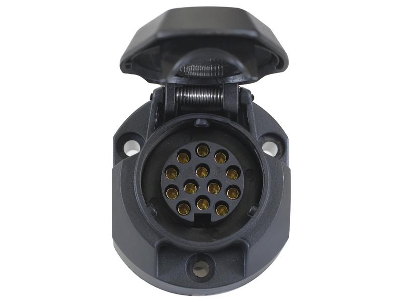Ficha 13 ligações - Fêmea Com Screw Connectors Plástico Agripak (S.35504)