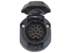Ficha 13 ligações - Fêmea Com Screw Connectors Plástico Agripak (S.35504)