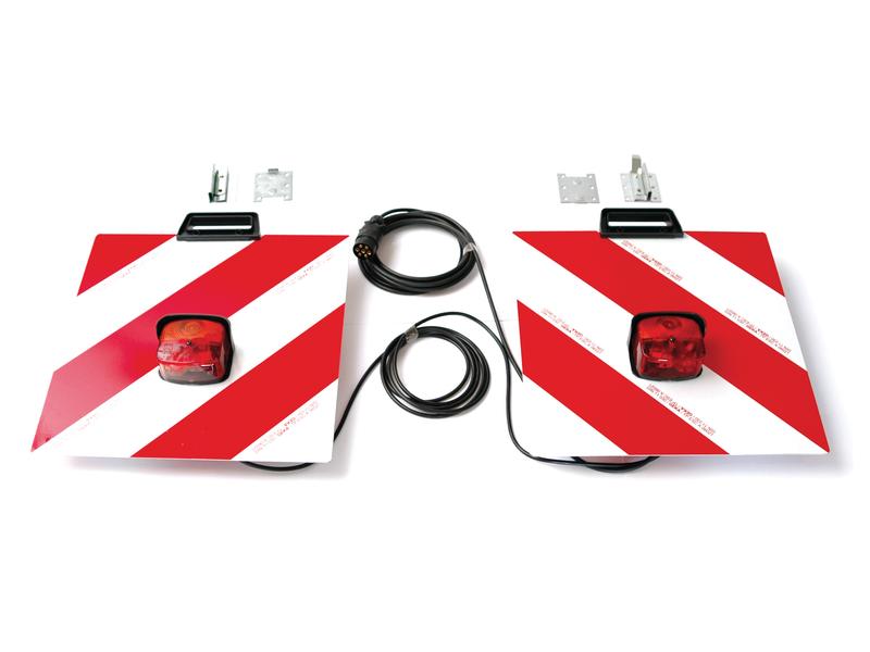 Halogénio Placa de advertência With Light 12V, Esq./Dt. (S.35808)