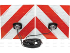 Halogénio Placa de advertência With Light 12V, Esq./Dt. (S.35808)