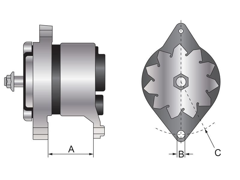 Alternador (Mahle) - 14V, 65 Amps (S.35924)