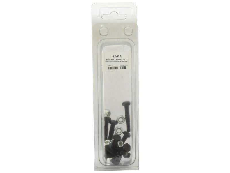 Agripak 10 un. Fusivel - polegadas 1/4x38mm (S.3602)