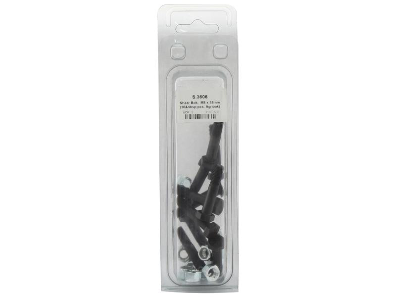 Agripak 10 un. Fusivel - polegadas 5/16x38mm (S.3606)