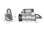 Motor de Arranque - 12V, 2.7 Quilowatts (Sparex) (S.361851)