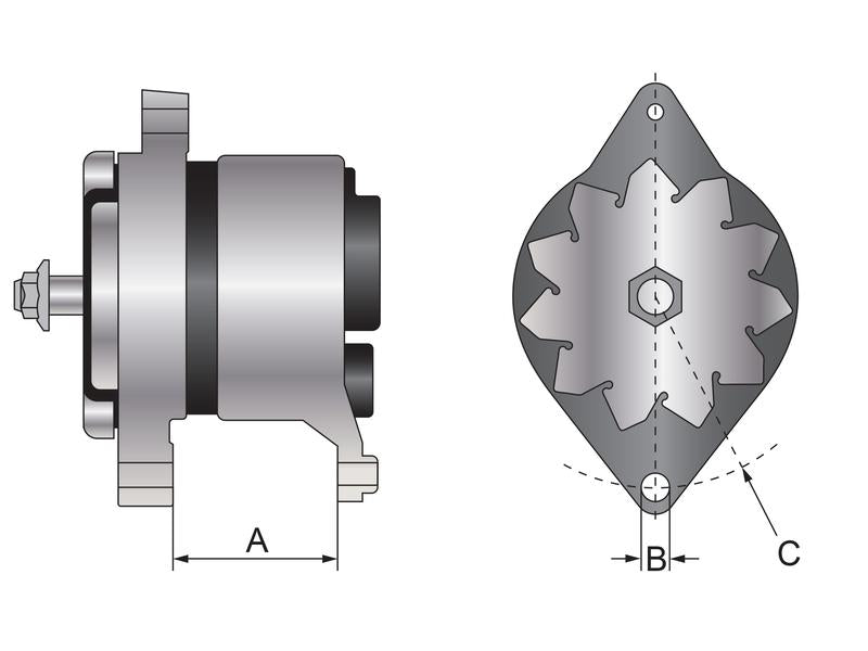 Alternador (Mahle) - 12V, 200 Amps (S.36235)
