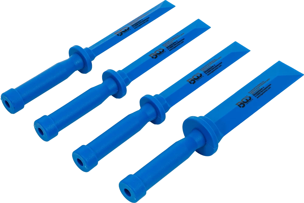 Conjunto de raspadores de plástico | 19 - 22 - 25 - 38 mm de largura | 4 peças