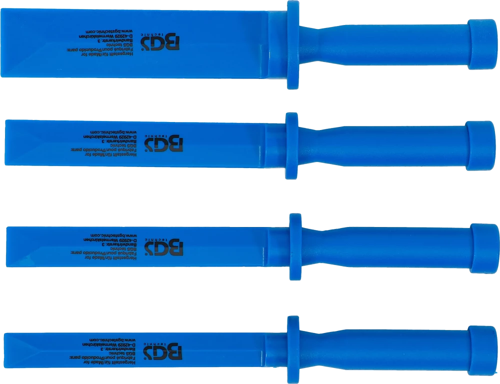 Conjunto de raspadores de plástico | 19 - 22 - 25 - 38 mm de largura | 4 peças
