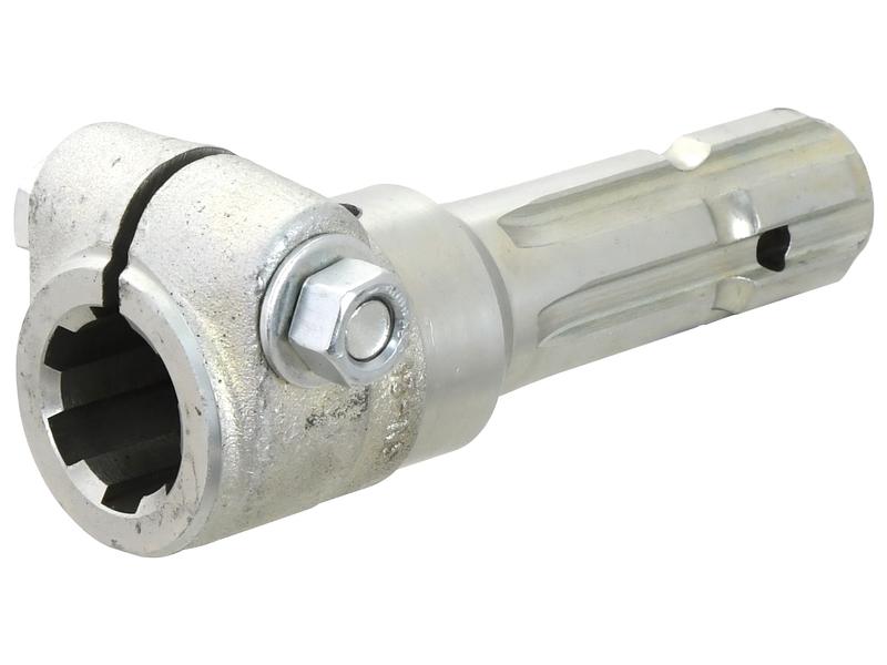Adaptador PTO - Estria Femea 1 3/8'' - 6 x Male spline 1 3/8'' - 6 Com Clamp Bolt. (S.3741)