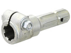 Adaptador PTO - Estria Femea 1 3/8'' - 6 x Male spline 1 3/8'' - 6 Com Clamp Bolt. (S.3741)