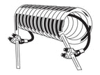 Kit de fixação, Para mola 8mm, (S.3845)