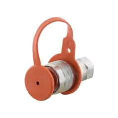Tampa 1/2'' laranja para valvula femea