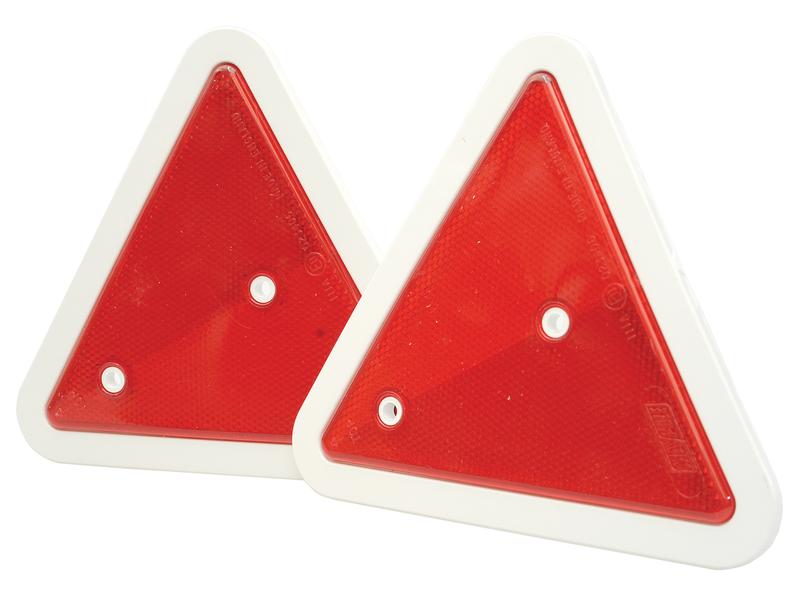 Refletor - Triangular (Vermelho) 180mm (2 un. Agripak) (S.3870)