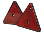 Refletor - Triangular (Vermelho) 150mm (2 un. Agripak) (S.3871)
