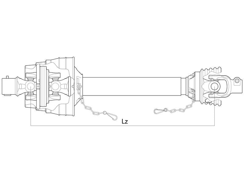 Weasler Transmissão AW21/W2380 1410mm Embraiagem de trinco (S.39022)