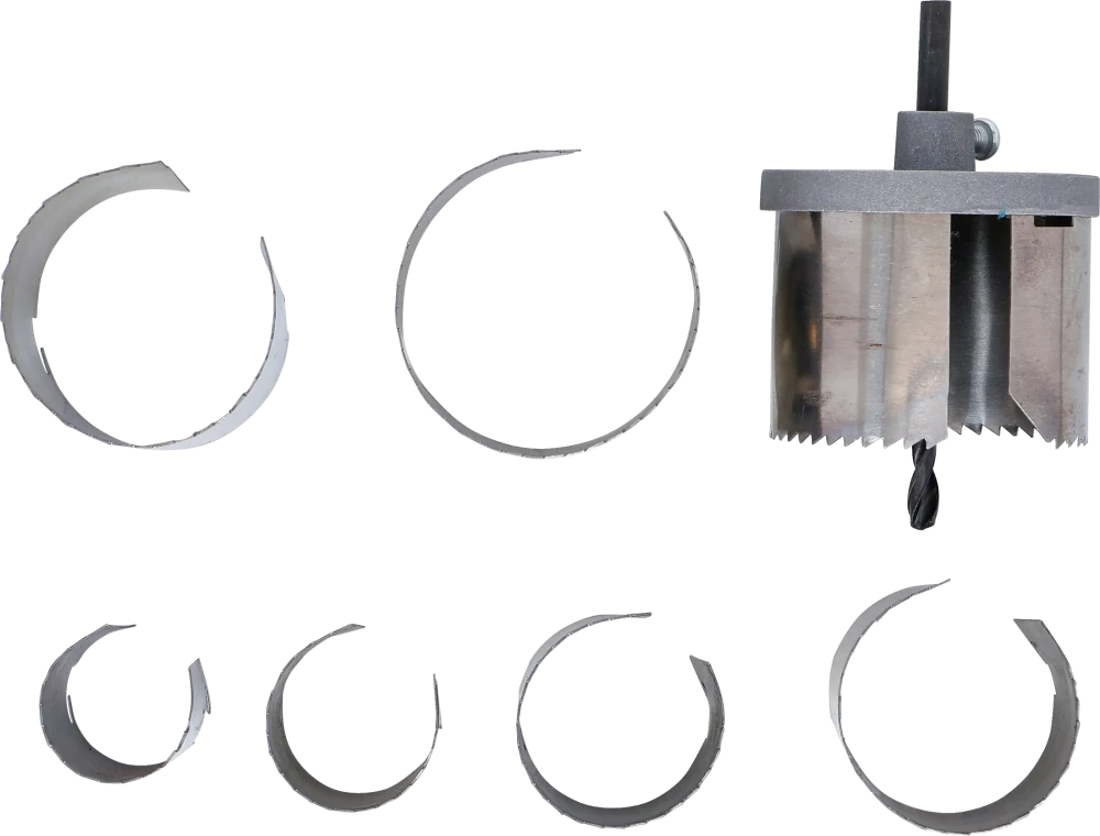 Conjunto de serras de copo | Ø 26 - 63 mm | Profundidade 43 mm | 7 peças
