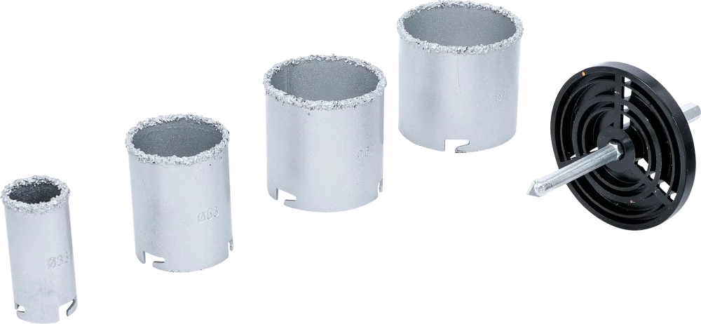 Conjunto de brocas de azulejo | 33 - 73 mm | 6 peças