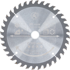Lâmina de serra circular de carboneto | Ø 160 x 20 x 2,4 mm | 36 dentes