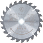 Lâmina de serra circular de carboneto | Ø 190 x 30 x 2,5 mm | 24 dentes