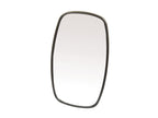 Espelho - Rectangular, plano, 250 x 140mm, Esq./Dt. (S.39700)