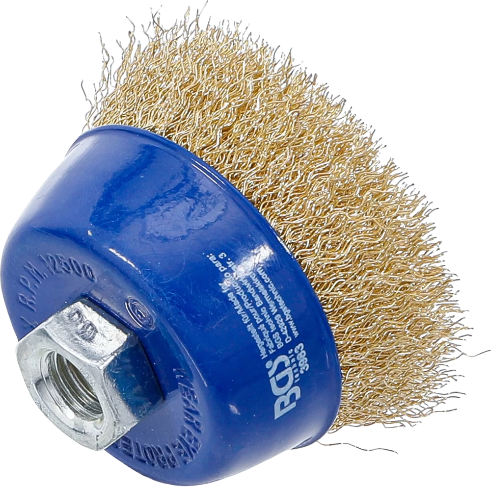 Escova tipo copo | admissão M14 x 2,0 | Ø 75 x 57 mm