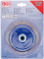 Escova tipo copo | admissão M14 x 2,0 | Ø 125 x 75 mm