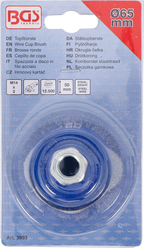 Escova tipo copo | admissão M14 x 2,0 | Ø 65 x 50 mm