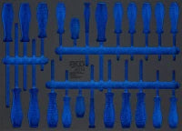 Inserção para carrinho de ferramentas 3/3: Conjunto de ferramentas de afinação do motor | para Ford, VAG, Mazda, Volvo