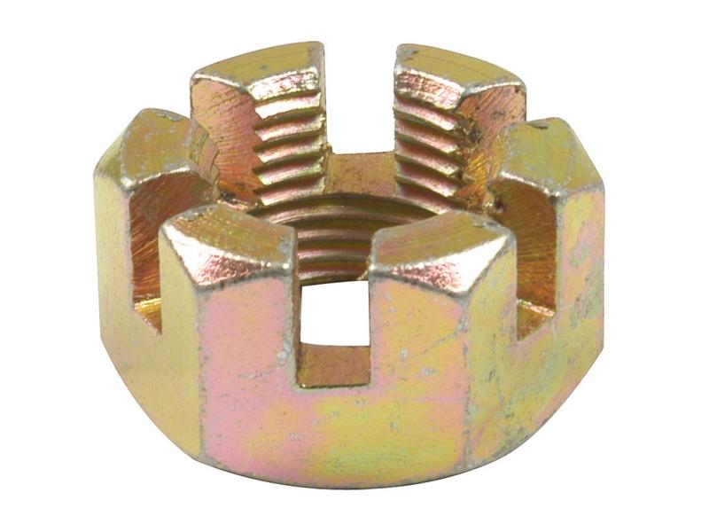 Porca castelada, Tamanho da rosca: 3/4'' UNF (DIN or Standard No. DIN 935) Resistência à tração: 8.8 (S.40213)