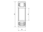 Sparex Rolamento de rolos cilíndricos (F32350) (S.40782)