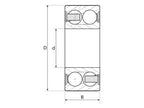 Sparex Rolamento (5206H) (S.40906)