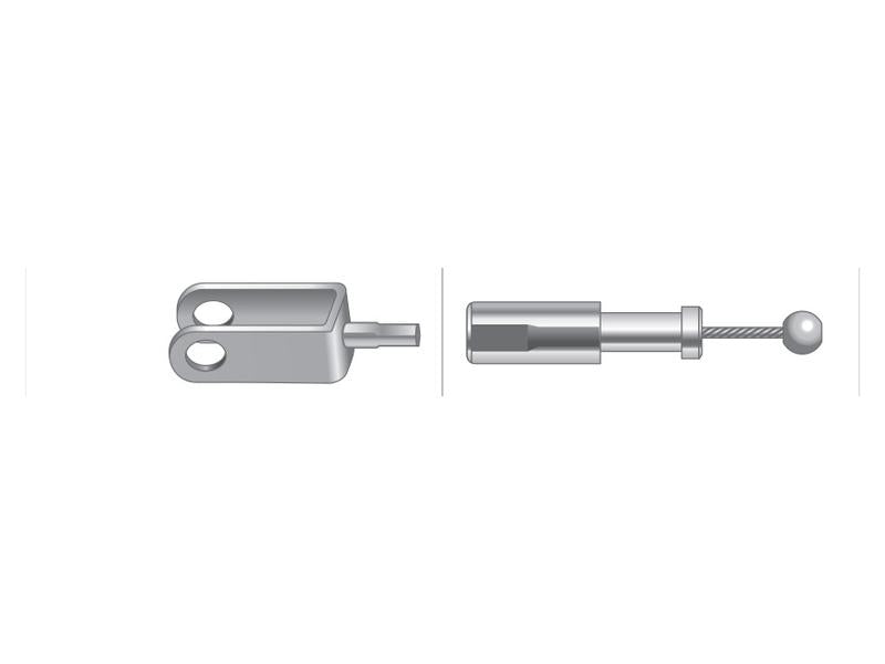 Cabo acelerador - Comp: 260mm, Comprimento externo do cabo: 240mm. (S.41842)