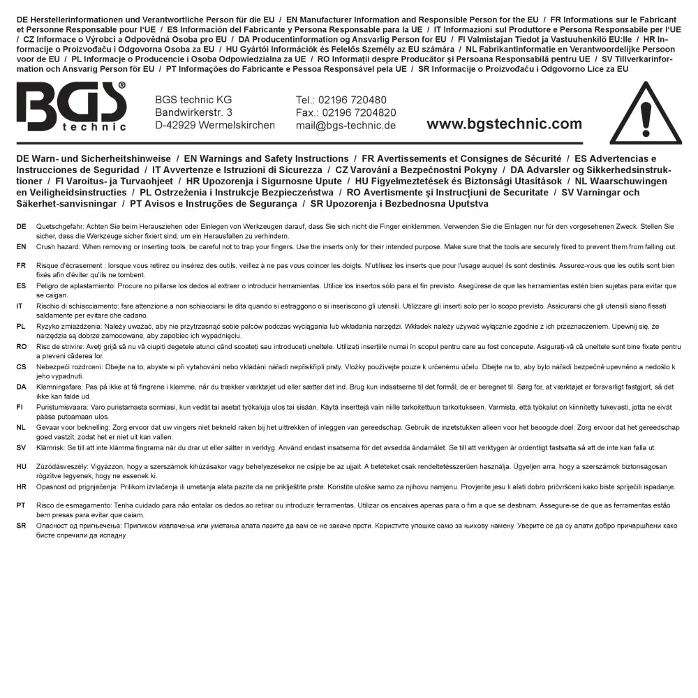 Inserção para carrinho de ferramentas 2/3: Conjunto de chaves de boca com anel de roquete | articuladas | 8 - 19 mm | 12 peças