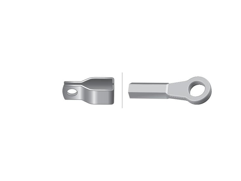 Cabo de travão - Comp: 1572mm, Comprimento externo do cabo: 1527mm. (S.42018)