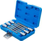 Conjunto de Encaixes para Pontas | Sextavado Interno Cabeça Esférica | 1/2" | 6 peças