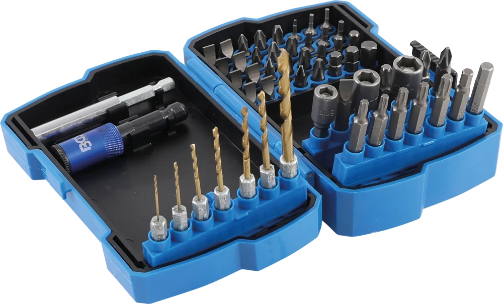 Conjunto de brocas e pontas | 6,3 mm (1/4") | 55 peças