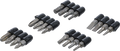 Conjunto de pontas | Entrada de sextavado externo 6,3 mm (1/4") | 20 peças