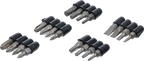 Conjunto de pontas | Entrada de sextavado externo 6,3 mm (1/4") | 20 peças