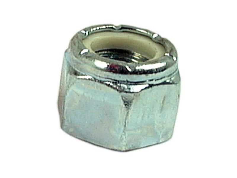 Porca auto bloqueio imperial , Tamanho da rosca: 1/2'' UNC (DIN or Standard No. DIN 985) Resistência à tração: 8.8 (S.4965)