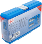 Conjunto de Encaixes Torx e Perfil E | 3/8" | T10 - T60 + E4 - E20 | 34 peças