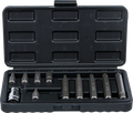 Conjunto de pontas | Entrada de sextavado externo 10 mm (3/8") | Dente interno polivalente (para XZN) | 11 peças