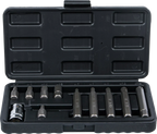 Conjunto de pontas | Entrada de sextavado externo 10 mm (3/8") | Dente interno polivalente (para XZN) | 11 peças