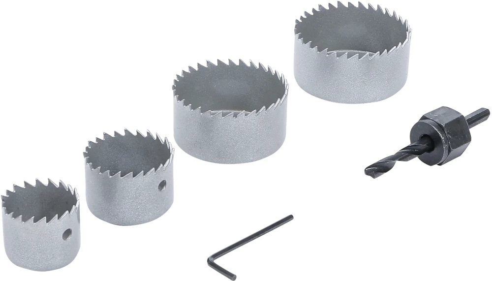 Conjunto de serras de copo | Ø 32 - 54 mm | Profundidade 24 mm | 6 peças