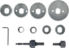 Conjunto de serras de copo | Ø 19 - 64 mm | Profundidade 24 mm | 11 peças