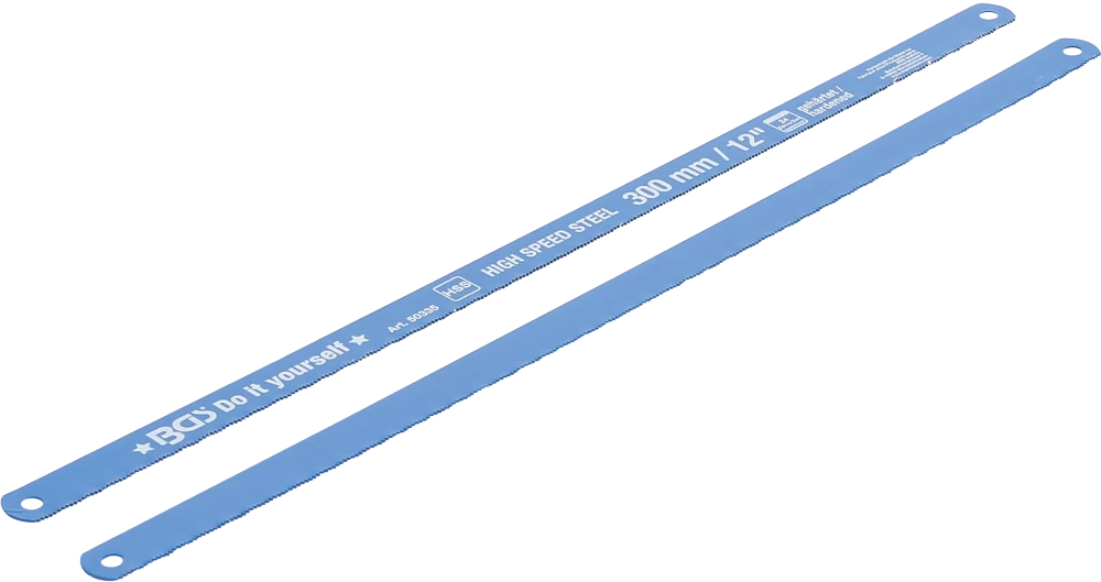 Conjunto de lâminas de serra de metal HSS | 13 x 300 mm | 2 peças