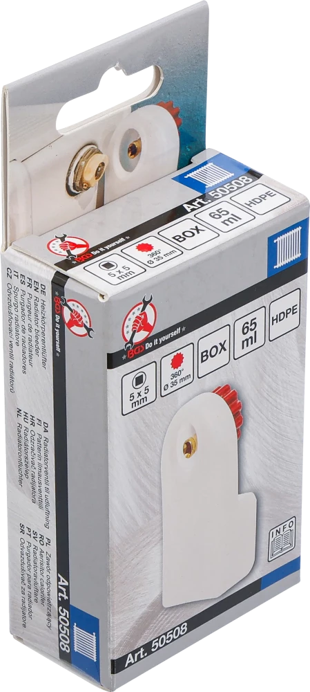 Purgador para radiador | com recipiente de recolha 65 ml