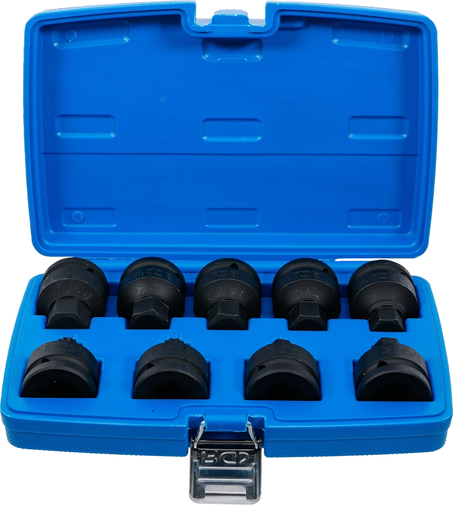 Conjunto de Encaixes de Impacto | Sextavado Interno, XZN | 3/4" | 9 peças