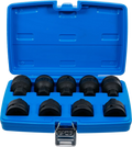 Conjunto de Encaixes de Impacto | Sextavado Interno, XZN | 3/4" | 9 peças