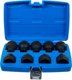 Conjunto de Encaixes de Impacto | Sextavado Interno, XZN | 3/4" | 9 peças